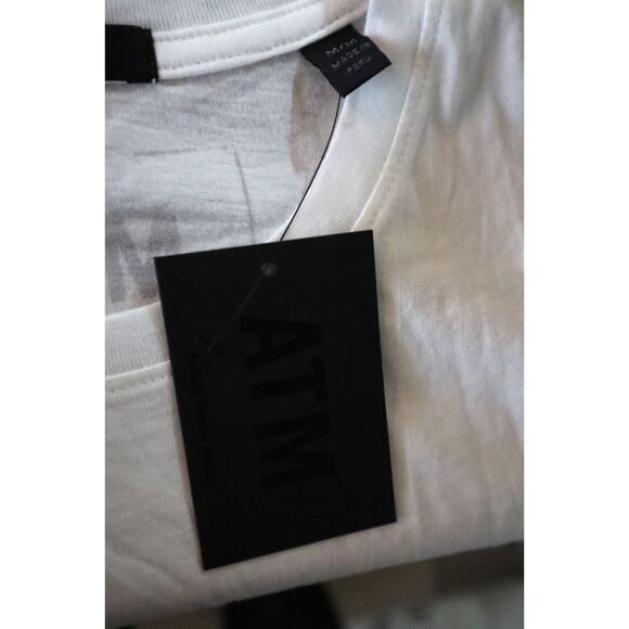 ATM Anthony Thomas Melillo Women's Sz M White Relaxed S/S Baby Tee T-Shirt - Picture 3 of 8